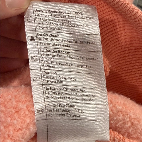 Carhartt Coral Casual Cozy Loungewear Workwear Activewear Hoodie in Size Large - Picture 7 of 9